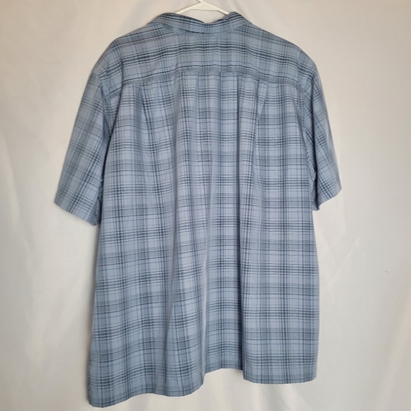 Eddie Bauer Lot Of 2 Men's Short Sleeve Button Up Plaid Shirts Size XXL - Picture 4 of 14